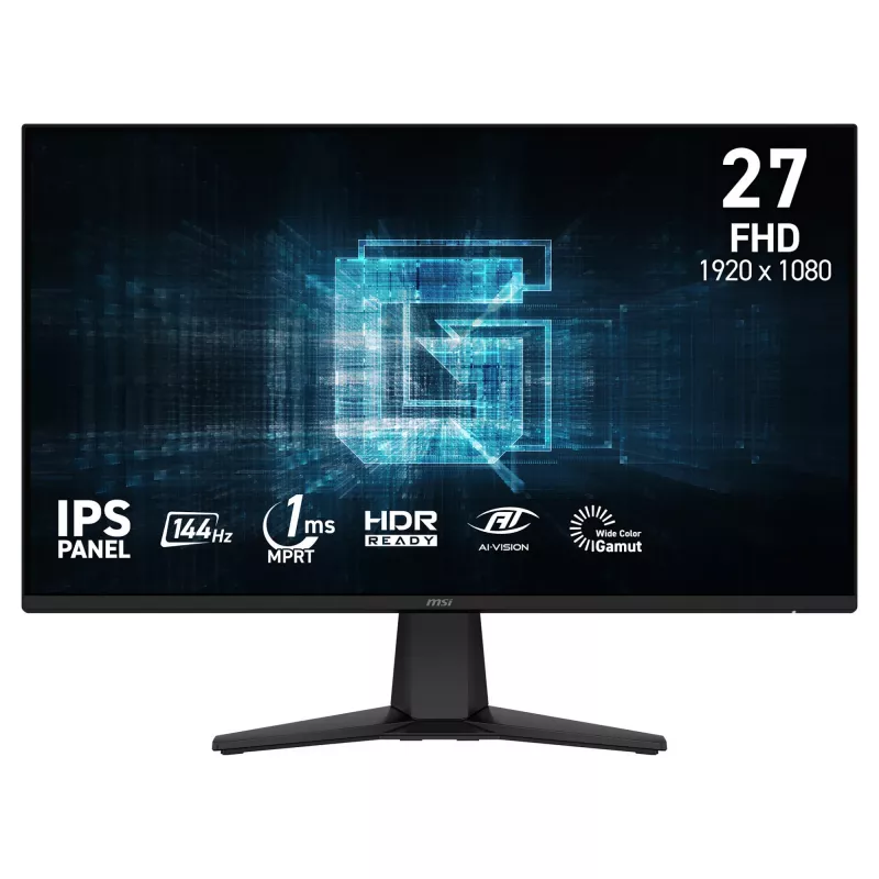 MSI G275L E14 27 inch Full HD IPS 144Hz Gaming Monitor - Melns