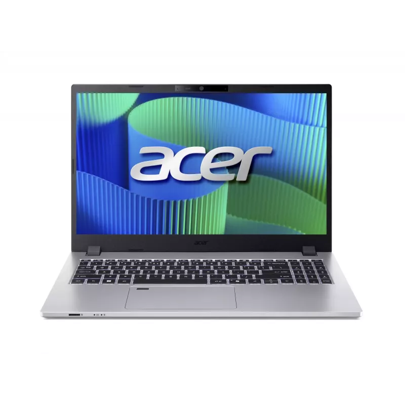 Acer TravelMate TMP215-55-TCO-3817 15,6 collu WUXGA Intel Core 3 100U 16 GB 512 GB SSD Intel Iris Xe Graphics Windows 11 Pro Pelēks Angļu tastatūra ar fona apgaismojumu
