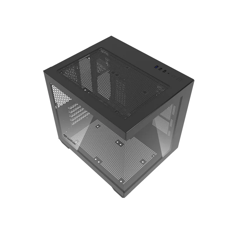 Darkflash C275P Mid-Tower datora korpuss (Melns) - Bez ventilatoriem
