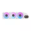 DARKFLASH DH360D White v2 360mm All-in-One šķidruma CPU dzesētājs, ARGB, Balts