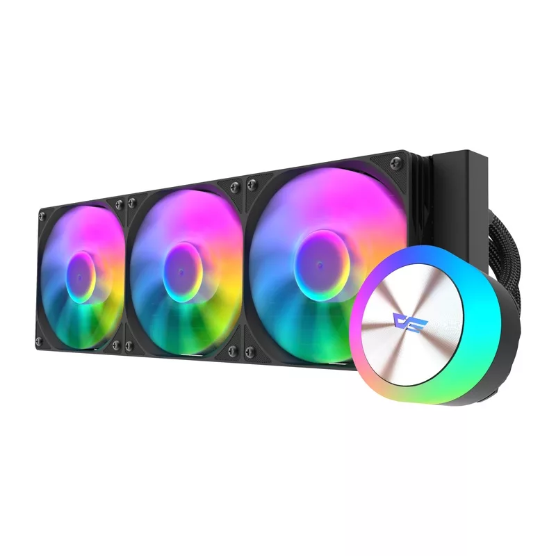 Darkflash DG360 360mm AIO šķidrais CPU dzesētājs (melns)