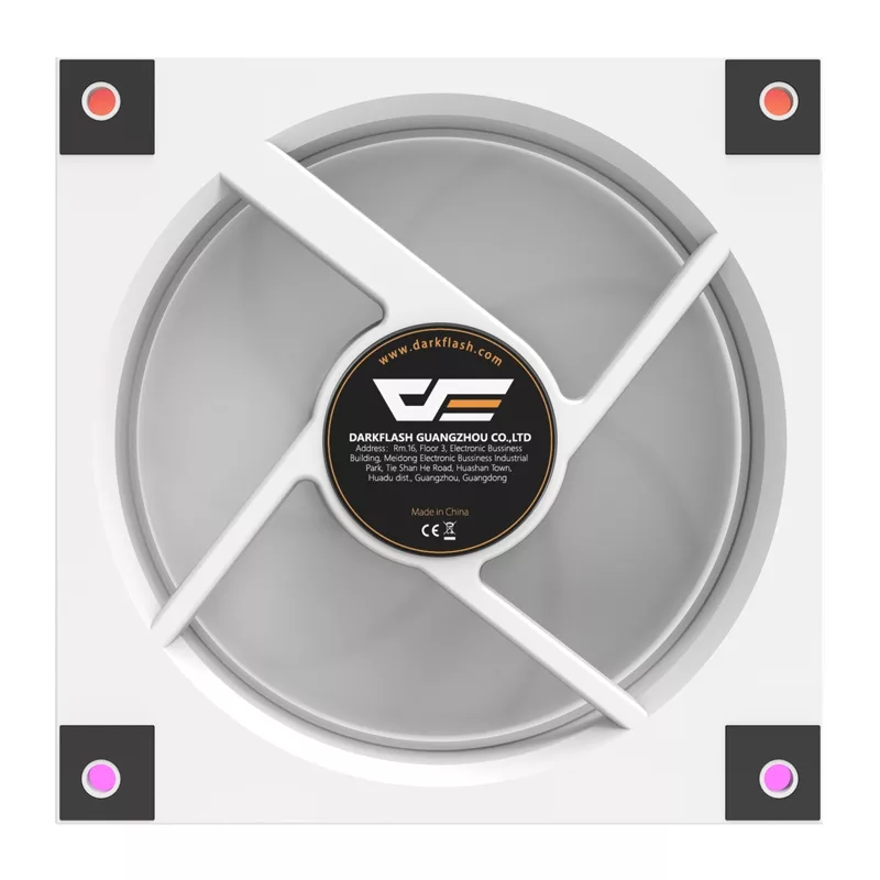 DarkFlash DM20 LINE dzesēšanas ventilators (Balts) 120mm PWM ARGB