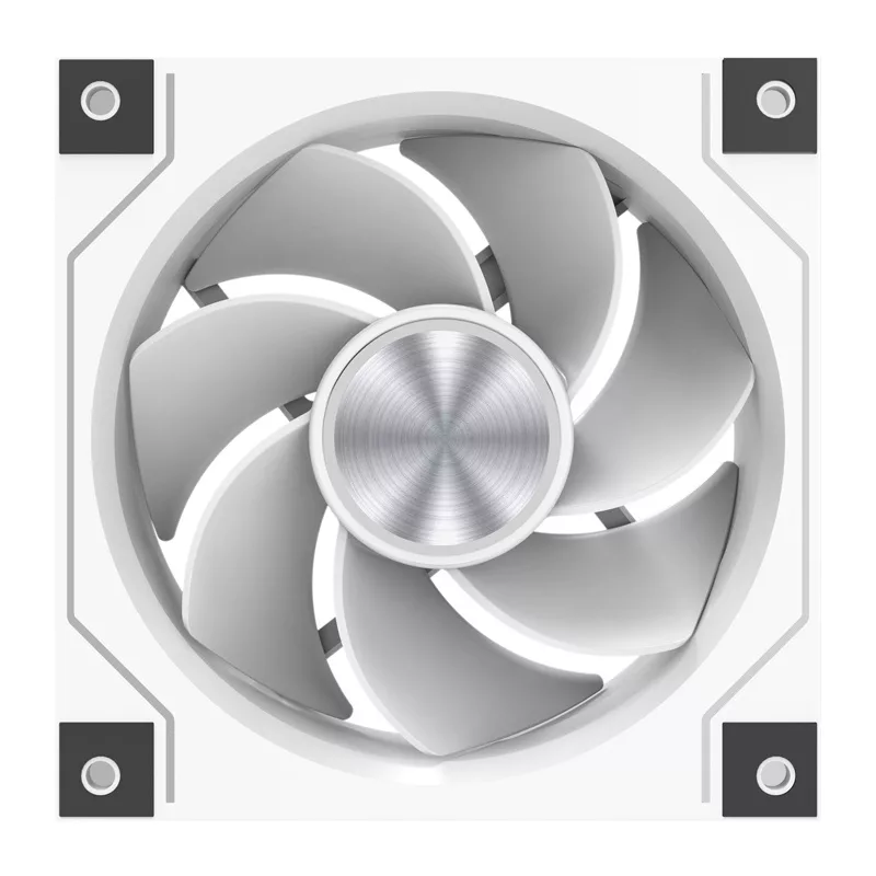 DarkFlash DM20 LINE dzesēšanas ventilators (Balts) 120mm PWM ARGB