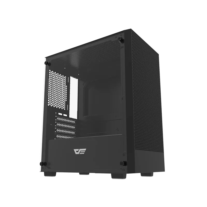Darkflash M305 Mid-Tower datora korpuss (Melns) - Bez ventilatoriem
