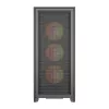 DarkFlash AIRNOVA Mid-Tower datora korpuss melns + 3 x 120mm ARGB ventilatori