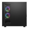 DarkFlash DS950 Mid-Tower Computer Case (Black) with 6 Pre-Installed ARGB Fans