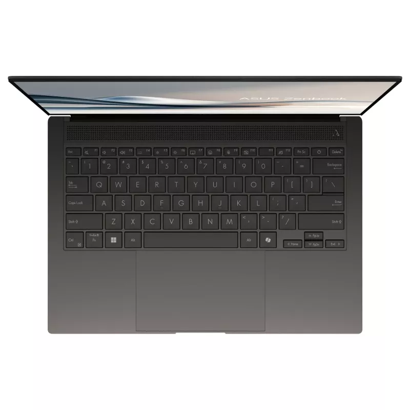ASUS Zenbook S14 UX5406SA-PV528W biznesa portatīvais dators, Intel Core Ultra 7 258V, 14 collu 2.8K, 32GB LPDDR5X, 1TB SSD, Windows 11 Home, vācu QWERTZ tastatūra
