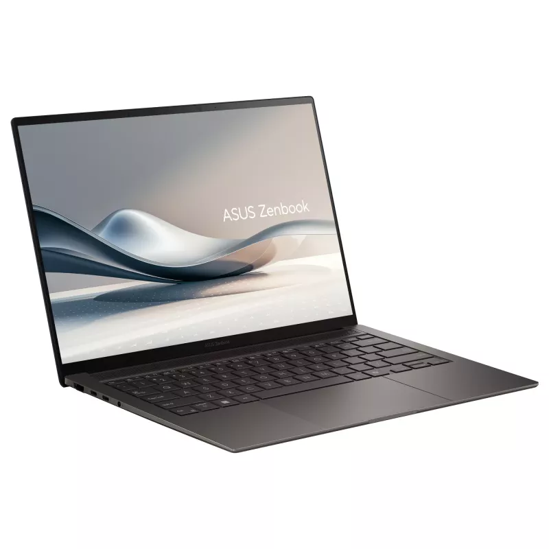 ASUS Zenbook S14 UX5406SA-PV528W biznesa portatīvais dators, Intel Core Ultra 7 258V, 14 collu 2.8K, 32GB LPDDR5X, 1TB SSD, Windows 11 Home, vācu QWERTZ tastatūra