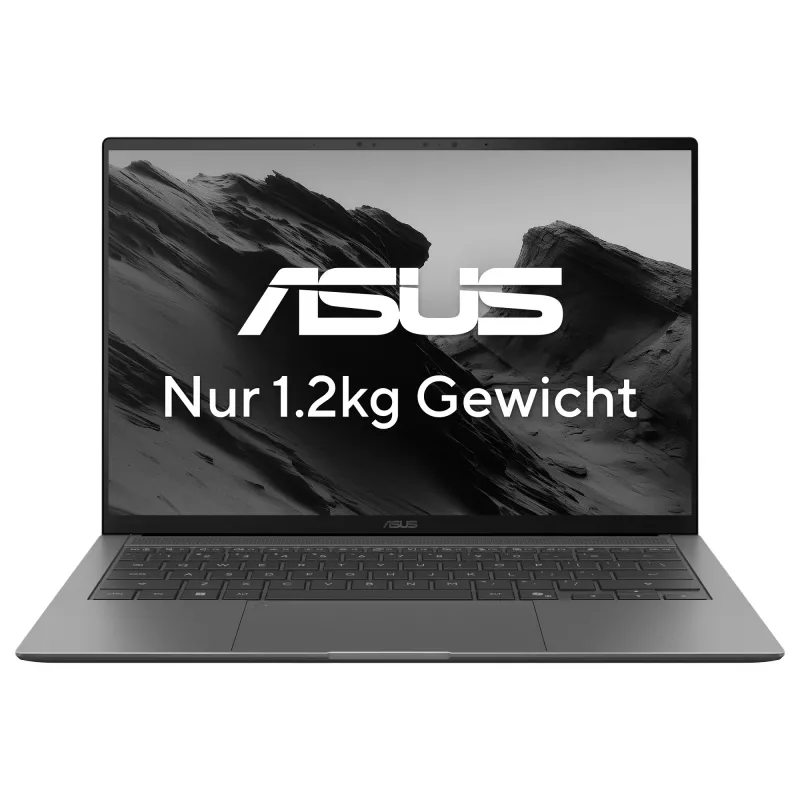 ASUS Zenbook S14 UX5406AA-SU207W Copilot+ PC klēpjdators, 14 collu 3K OLED skārienjūtīgs 120Hz, Intel Core Ultra 9 386H, 32GB LPDDR5x, 1TB SSD, Windows 11 Home, vācu QWERTZ tastatūra