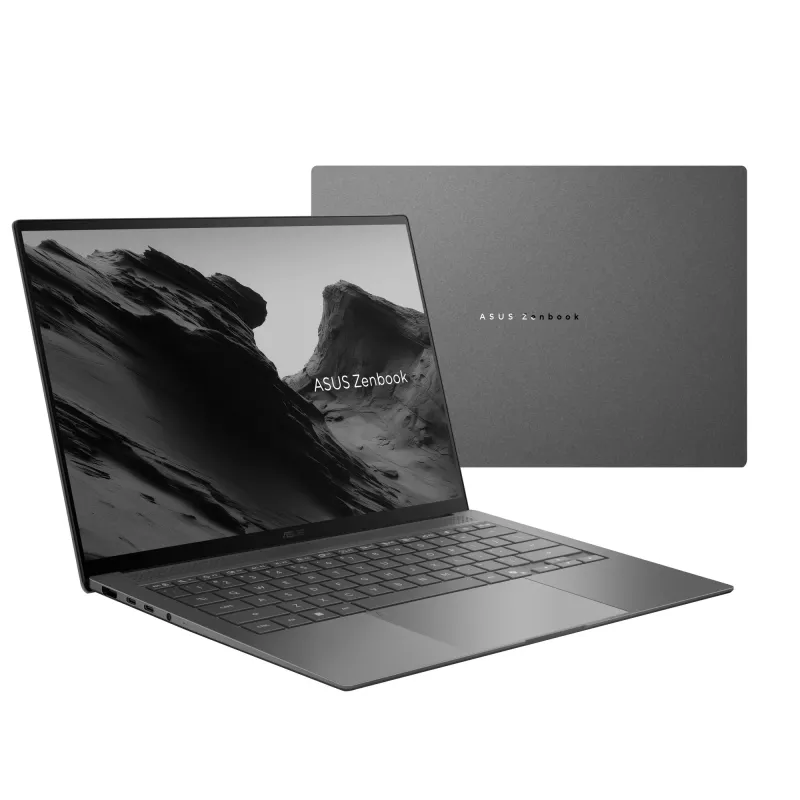 ASUS Zenbook S14 UX5406AA-SU324W Laptop, 14 inch OLED 3K Touchscreen, Intel Core Ultra 9 386H, 32GB RAM, 1TB SSD, Intel Graphics, Windows 11 Home, Antrim Gray