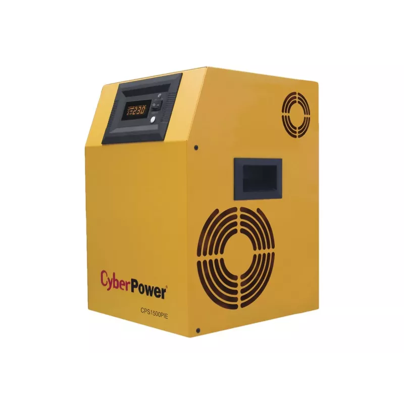 CyberPower CPS1500PIE Nepārtrauktās barošanas avots (UPS) Dubultās pārveidošanas (Online) 1.5 kVA 1050 W 3 AC kontaktligzdas