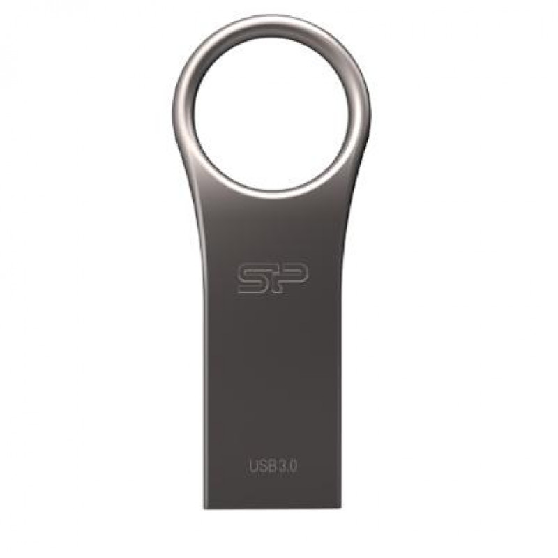 Silicon Power Jewel J80 128 GB USB 3.0 Flash Drive Silver