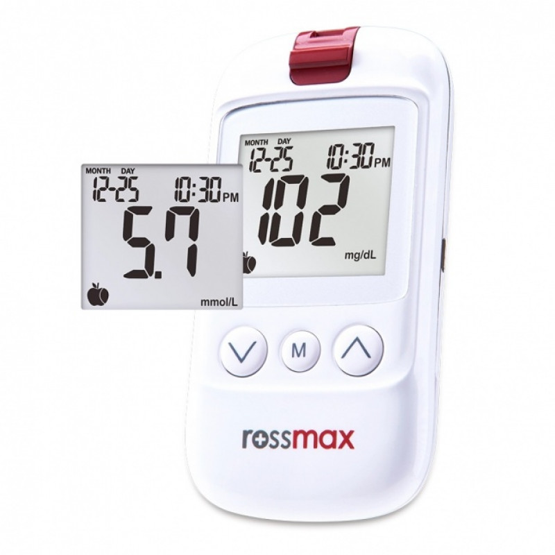 ROSSMAX HS200 BT Asins glikozes mērīšanas ierīce ar Bluetooth