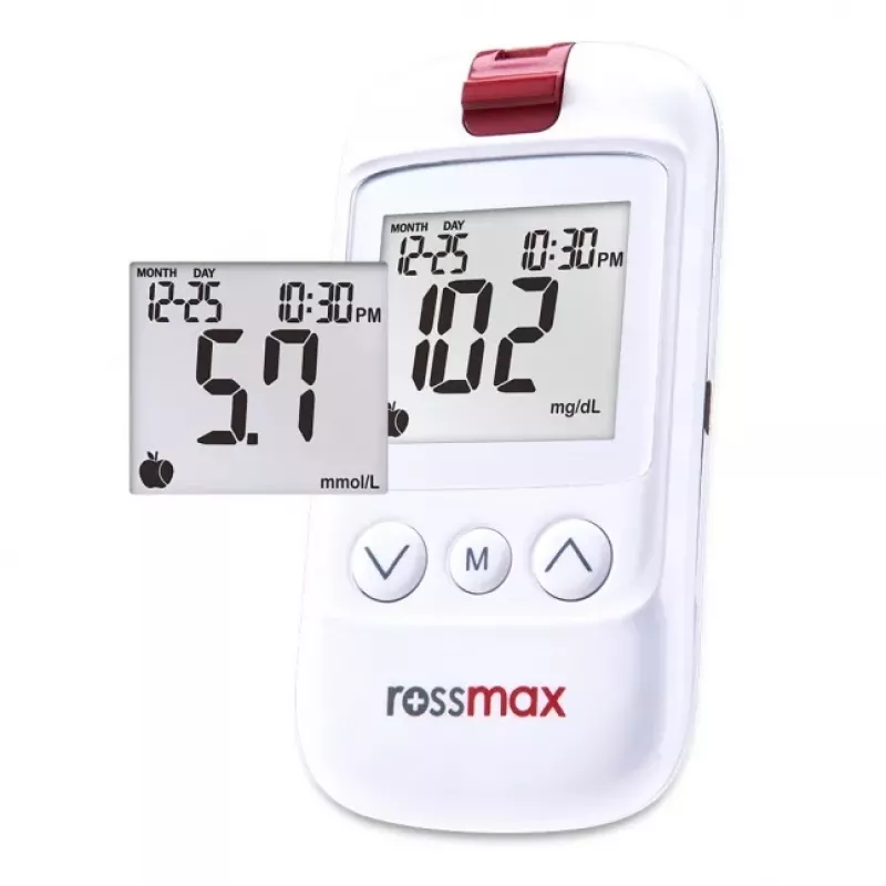 ROSSMAX HS200 BT Asins glikozes mērīšanas ierīce ar Bluetooth