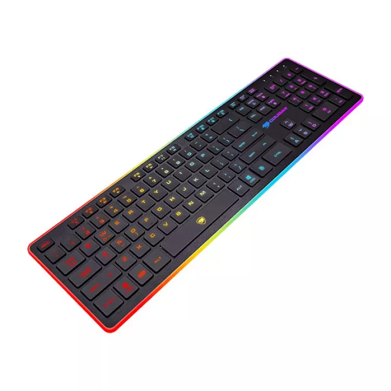 COUGAR Vantar Gaming Keyboard, Swiss Layout, Scissor-Switch, 8-Color Backlight