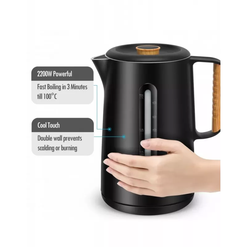 ForMe FKG-852 Bezvadu elektriskā tējkanna 1.7 L Balta