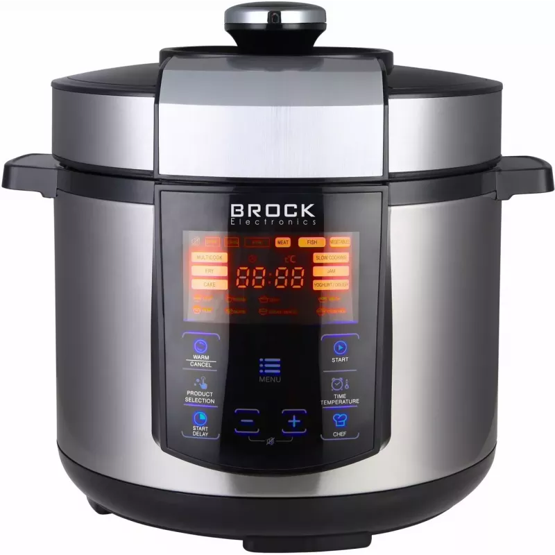 Brock PMC 2006 Elektriskā gaļas maļamā mašīna 2000W Melns/Sudrabs