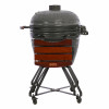 TunaBone Kamado Classic 26 Inch Grill Size XL Dark Grey