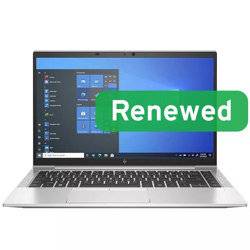 HP Renewed Grade A EliteBook 840 G8 14 collu klēpjdators - Intel Core i5-1135G7, 16GB RAM, 256GB SSD, Intel Iris Xe Graphics, Windows 11 Pro, Nordic tastatūra