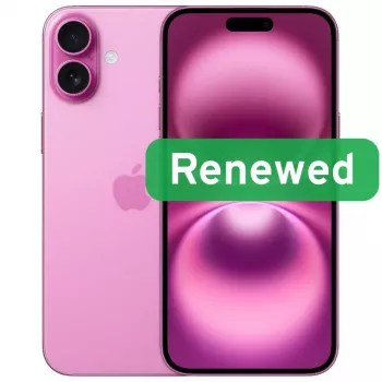 Apple Renewed Grade C iPhone 16 Plus 128 GB Pink 6.7 inch 5G