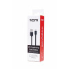 SEEK TOTI USB-A uz Lightning, 2m PVC datu kabelis 2A (ne-MFI), melns