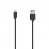 SEEK TOTI USB-A uz Lightning, 2m PVC datu kabelis 2A (ne-MFI), melns