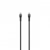 SEEK TOTI USB-C uz USB-C 2m Pīts Kabelis 3A Melns