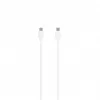 SEEK TOTI Type-C uz Type-C 1m PVC Datu Kabelis 3A Balts