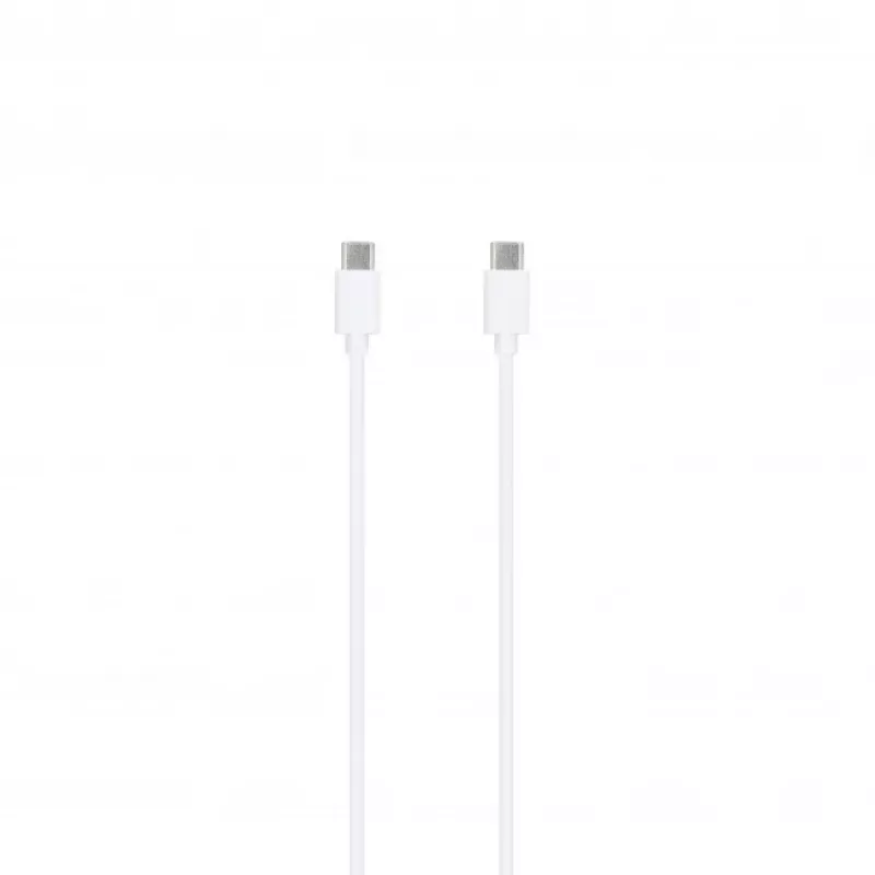 SEEK TOTI Type-C uz Type-C 1m PVC Datu Kabelis 3A Balts