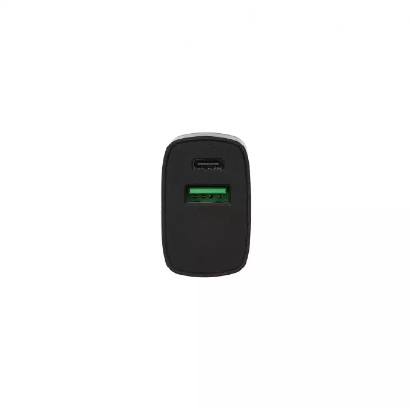 SEEK TOTI 20W Type-C + USB A sienas ātrais lādētājs, melns
