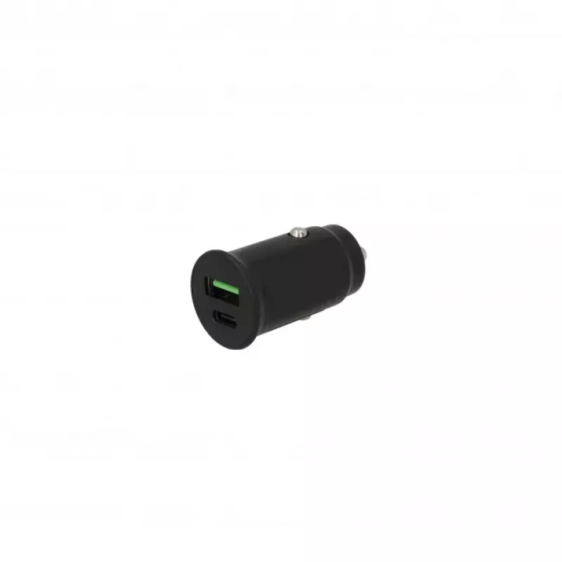 SEEK TOTI 30W Type-C + USB A Auto ātrais lādētājs, melns