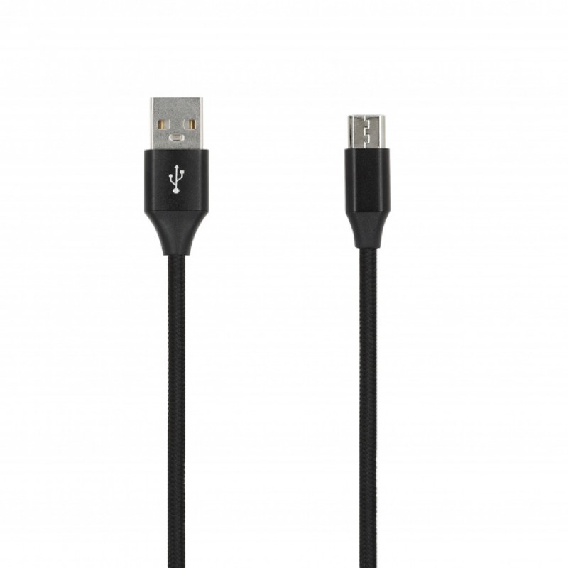 SEEK TOTI USB A uz Micro USB, 2m pīts kabelis 2A, melns