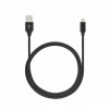 SEEK TOTI USB A uz Micro USB, 2m pīts kabelis 2A, melns