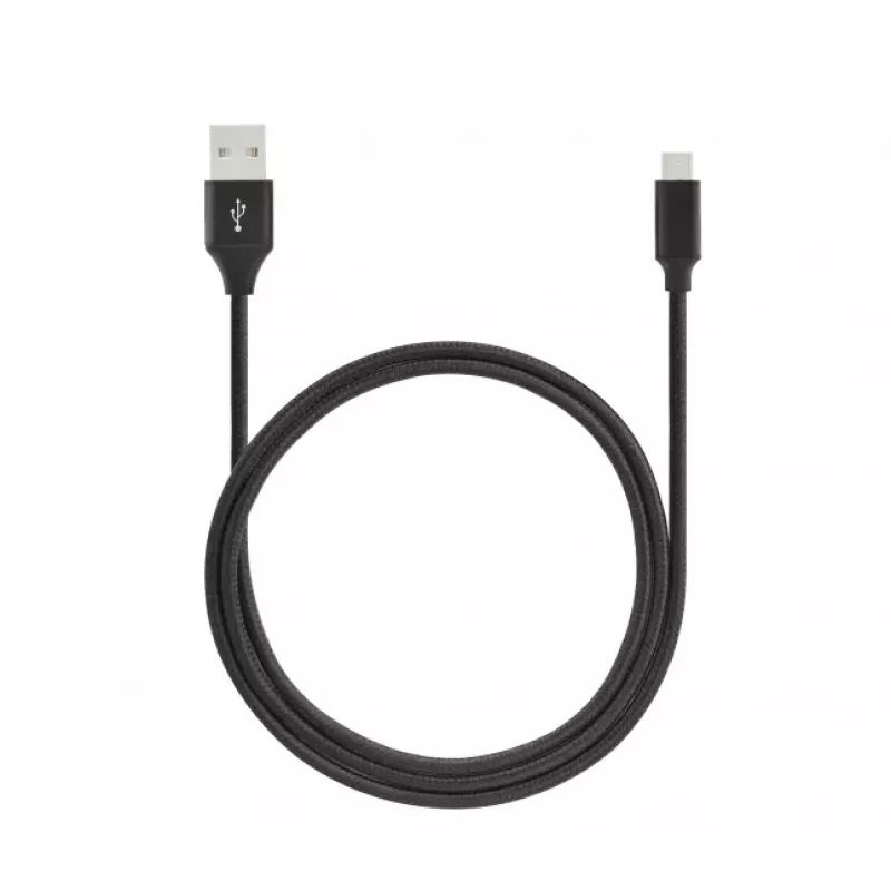 SEEK TOTI USB A uz Micro USB, 2m pīts kabelis 2A, melns