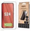 TOTI PREMIUM Premium rūdīta stikla 3D ekrāna aizsargs pilnam pārklājumam Samsung Galaxy S24/S25