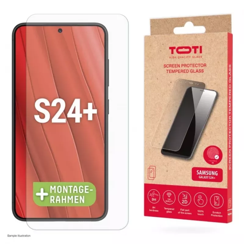 TOTI Rūdīta stikla 2D ekrāna aizsargs Samsung Galaxy S24 Plus / S25 Plus