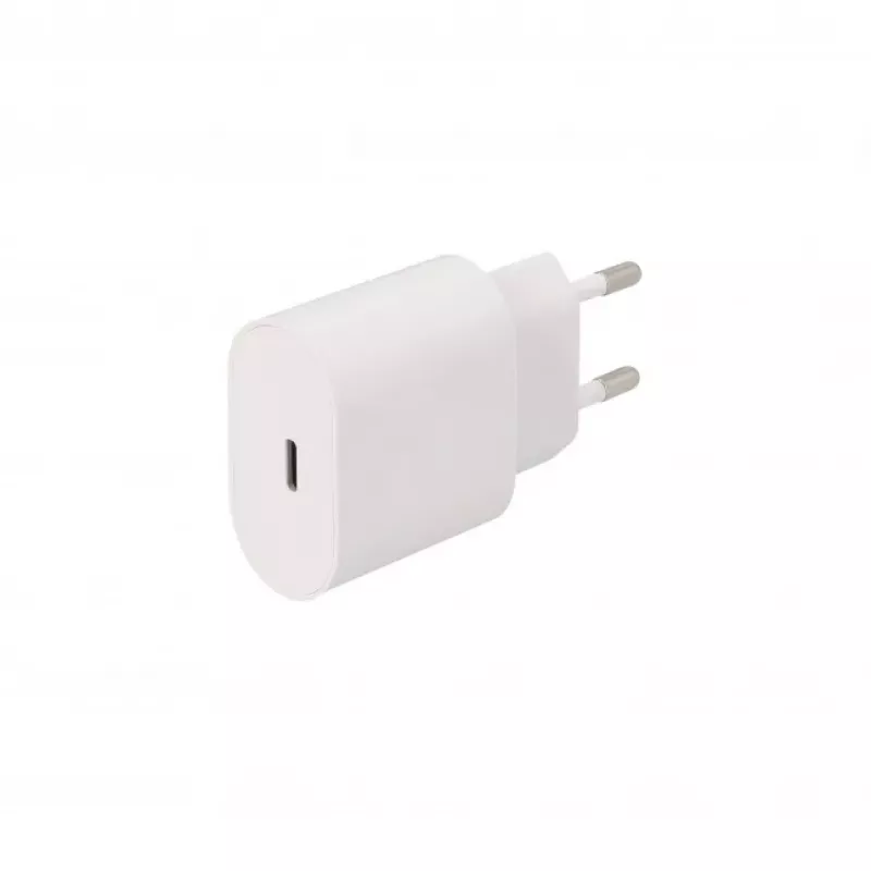 SEEK TOTI 20W Type-C PD sienas ātrais lādētājs ar Type-C uz Type-C, 1 m PVC datu kabeli 3A, balts