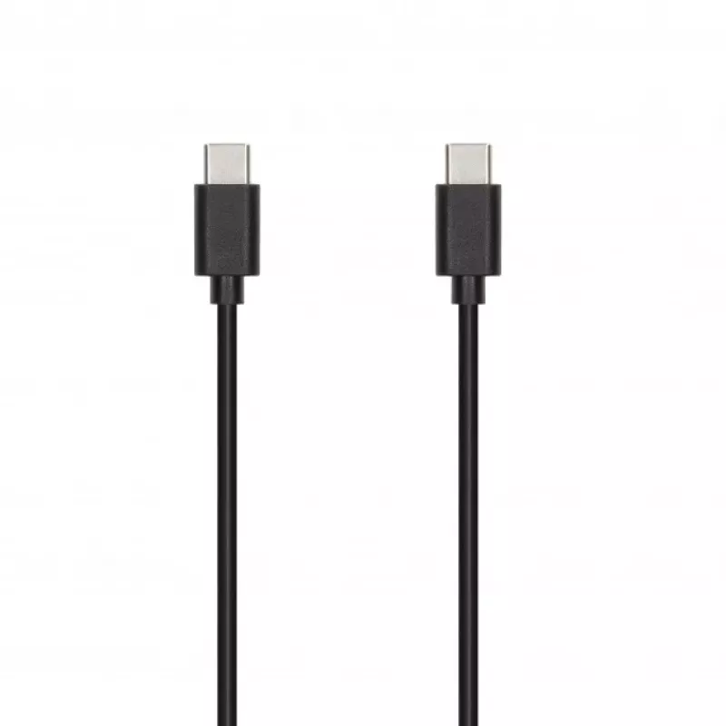 SEEK TOTI 20W Type-C PD sienas ātrais lādētājs ar Type-C uz Type-C, 1 m PVC datu kabeli 3A, melns