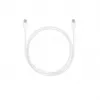 SEEK TOTI USB-C uz USB-C Silikona kabelis 1m 3A Balts