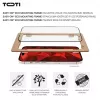 TOTI PREMIUM Premium rūdīta stikla ekrāna aizsargs 3D pilna pārklājuma Apple iPhone 16