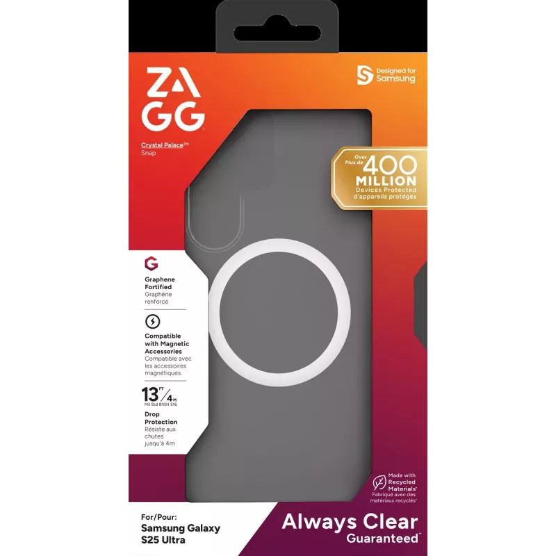 ZAGG aizsardzības komplekts Samsung Galaxy S25 Ultra: Macītis ar MagSafe un ekrāna aizsargs