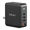 MINIX NEO-P165 GaN sienas lādētājs ar 3x USB-C un 1x USB-A portiem 165W