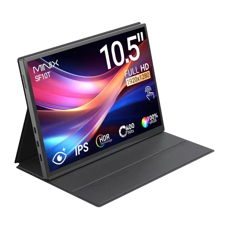MINIX SF10T 10.5 inch portatīvais monitors ar skārienekrānu, 1920x1200 IPS, USB-C, 8000mAh akumulators