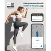 RENPHO viedā mērlente - Bluetooth ķermeņa mērīšanas lente ĶMI, viduklim, gurniem, rokām, kājām, krūtīm - automātiska ievilkšana, LCD displejs, saderīga ar Renpho Health lietotni, Apple Health, Google Fit, Samsung Health - melna