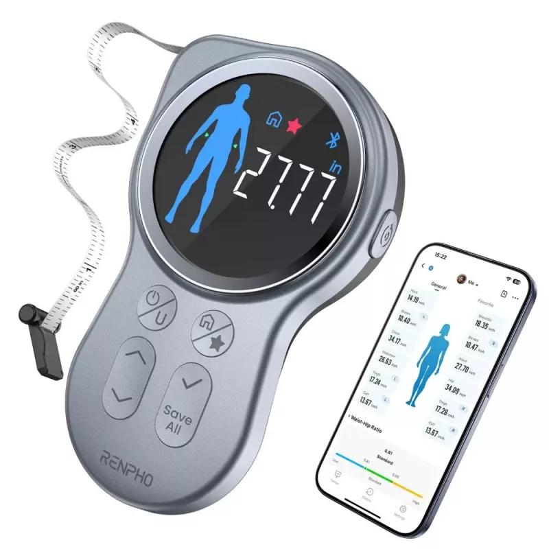 RENPHO Smart Tape Measure+ Black Y002