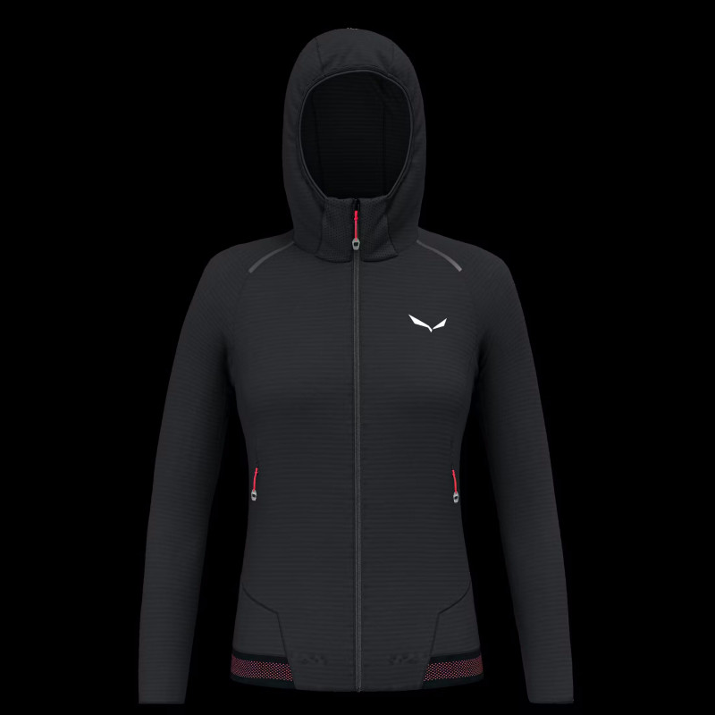 Salewa Pedroc PL Hooded Jacket - Black Out