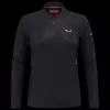Salewa Pedroc Pro Polartec Alpha Hybrid Jacket Women Black Out