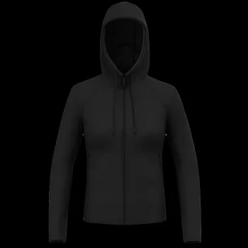 Salewa Fanes Alpine Merino HD Sieviešu flīsa jaka Black Out