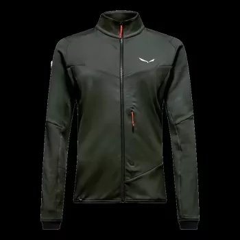 Salewa Sella Crevasse Sieviešu flīsa jaka Dark Olive