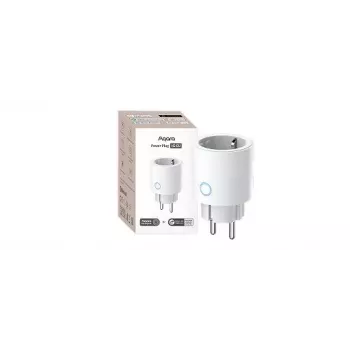 Aqara Power Plug H2 (EU) 16A Smart Plug ar enerģijas uzraudzību, Thread/Zigbee, aizsardzību pret pārslodzi, balts